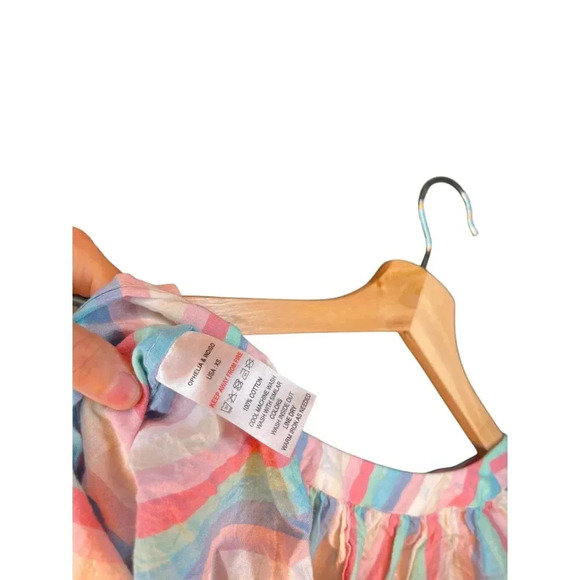 Ophelia & Indigo Edie Top Rainbow Stripe - Picture 7 of 7